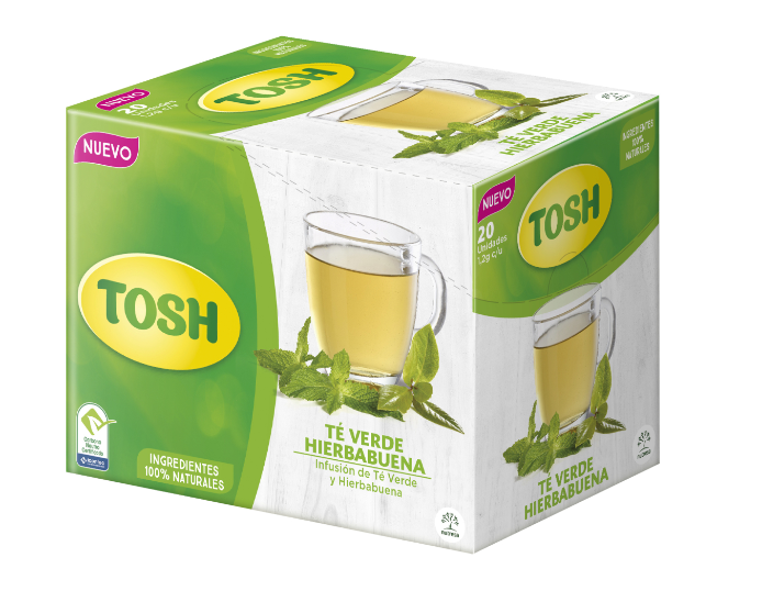 Te Tosh Verde Hierbabuena x 20 Sobres
