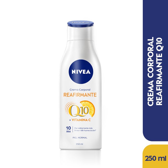 Crema NIVEA Corporal Reafirmante Q10 Creatina x250Ml