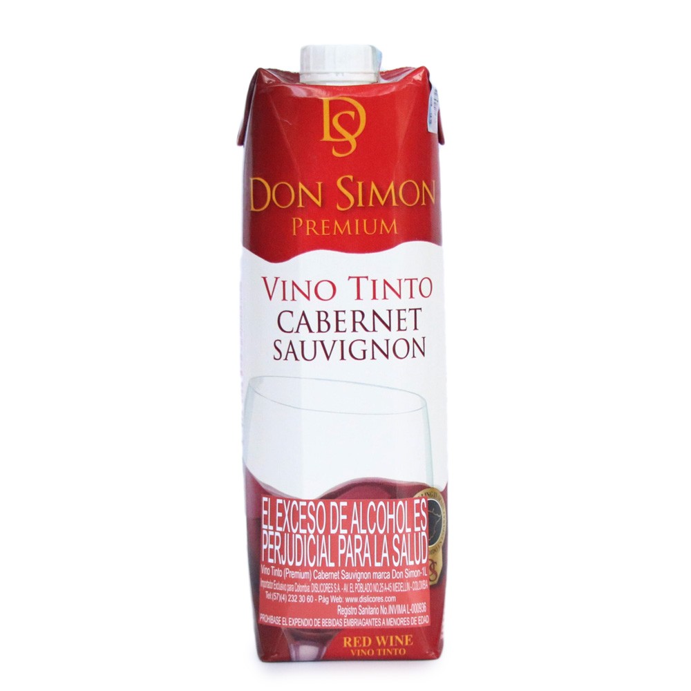 VINO TTO TETRA CABER SAUV D SIMON*1000ML