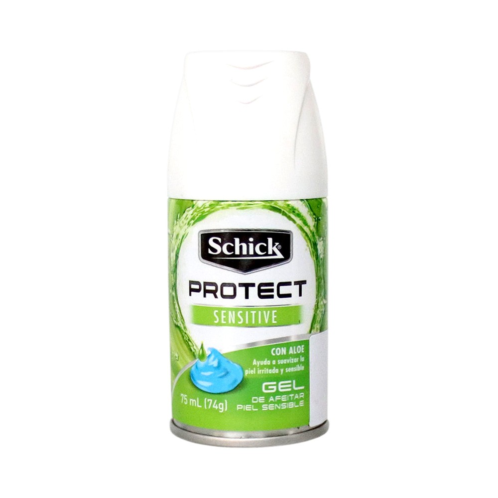 GEL DE AFEITAR SENSIBLE SCHICK  x 75ML