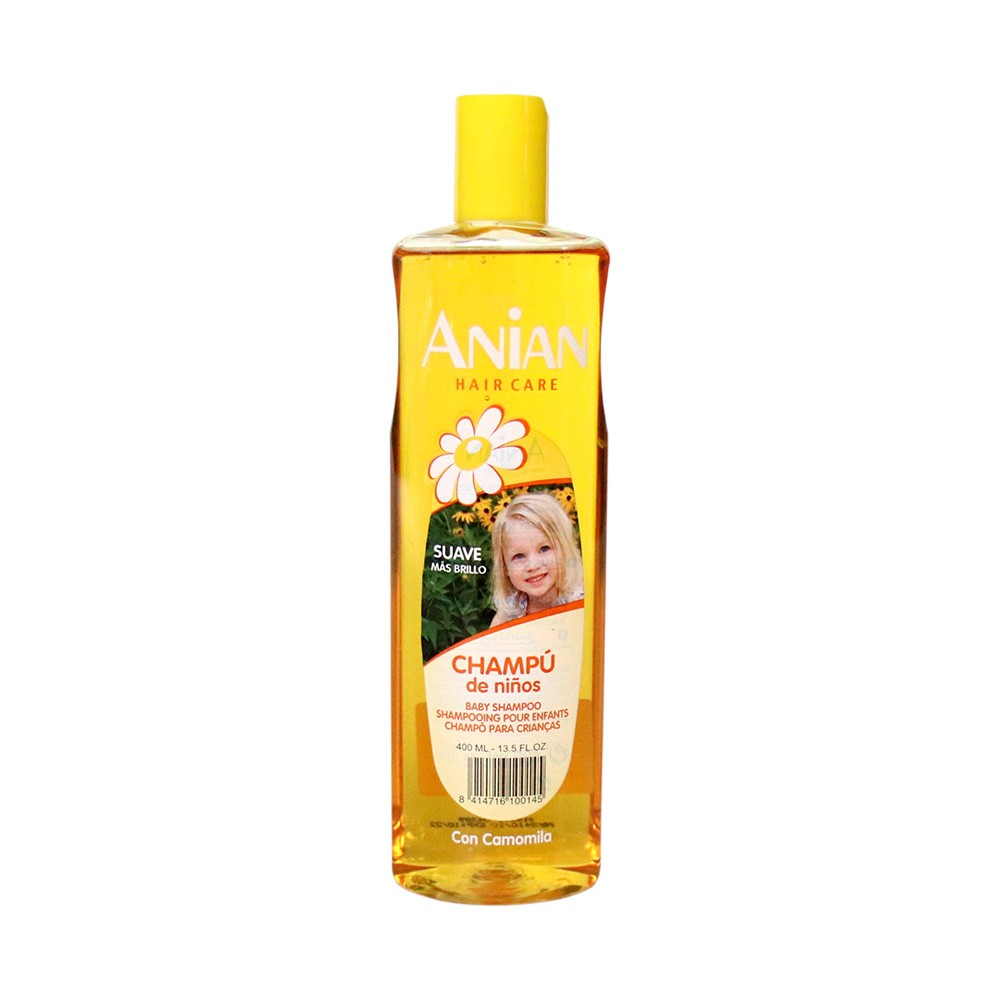 SHAMPOO NIÑOS CON CAMOMILA ANIAN *400 ML