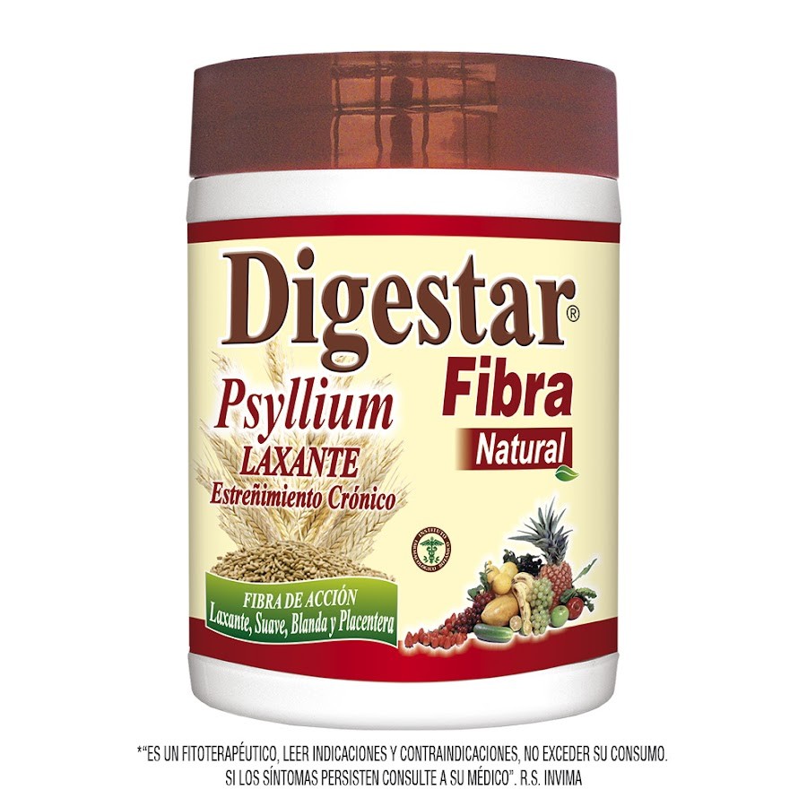 Digestar Fibra Natural Frasco x300G. Natural Freshly Plantago Psyllium