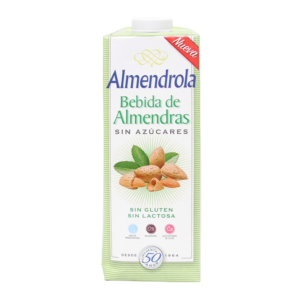 BEBIDA DE ALMENDRAS SIN AZUCAR  x  1LT