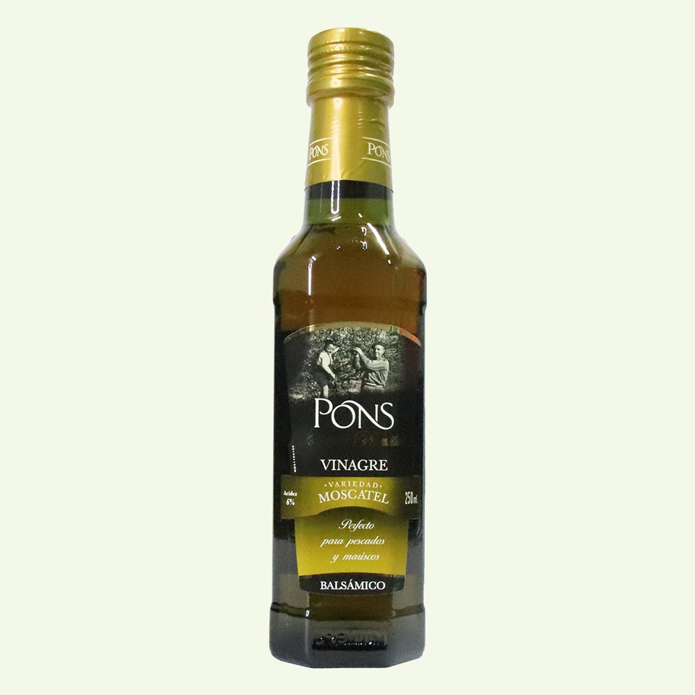 VINAGRE BALSAMICO MOSCATEL PONS x 250ML