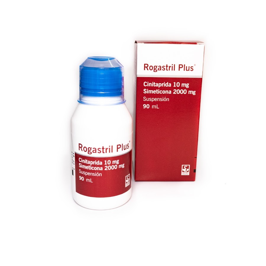 Rogastril Plus Siegfried Cinitaprida x 10Mg Simeticona x 2000Mg Suspensión Frasco x 90Ml