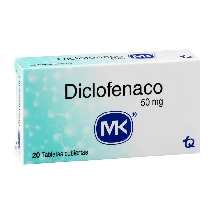 Diclofenaco MK 50mg Tableta Caja x20Tableta