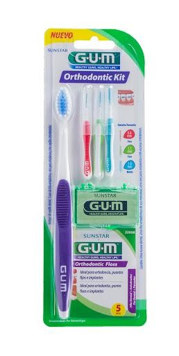KIT GUM SUNSTAR ORTODONCIA ECONÓMICO X4UND.