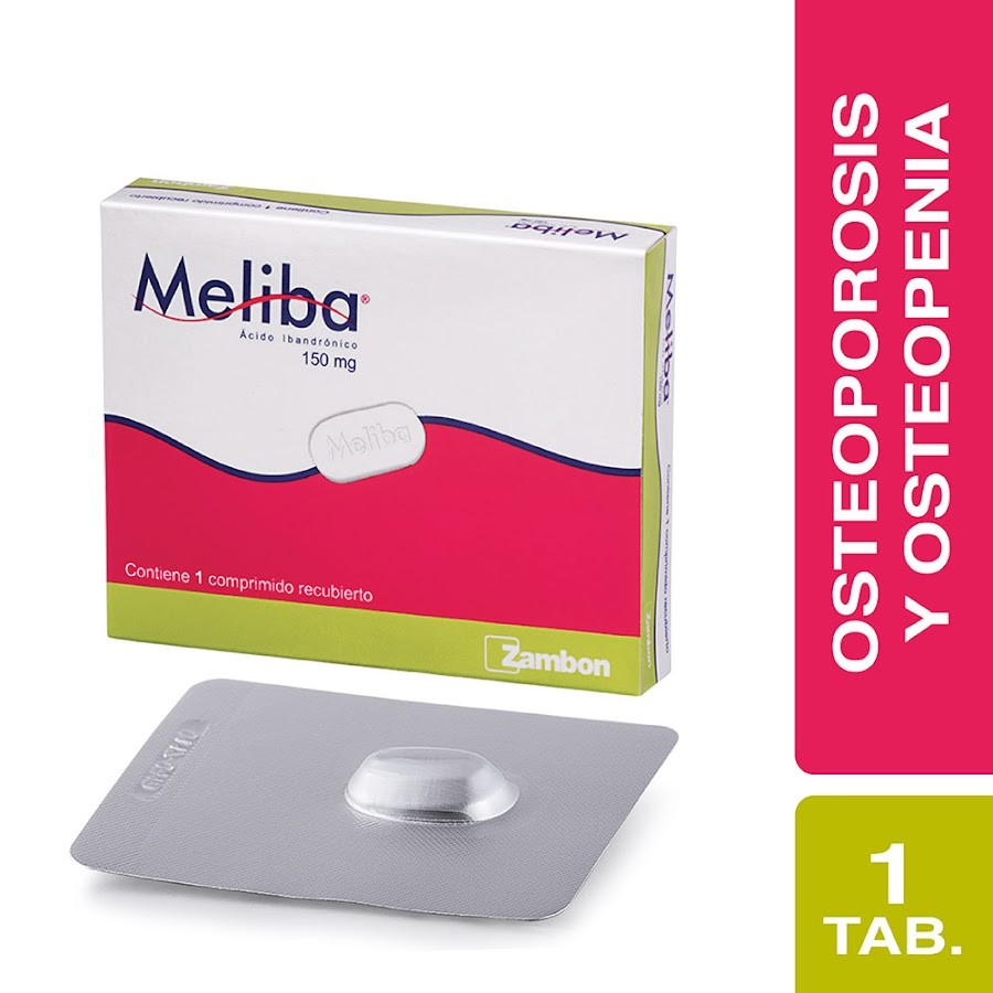 Meliba 150Mg Comprimido Caja x1Com. Zambon Ácido Ibandrónico
