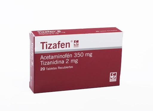 Tizafen 350/2Mg Tabletas Caj.x20Tab. Siegfried Acetaminofén Tizanidina