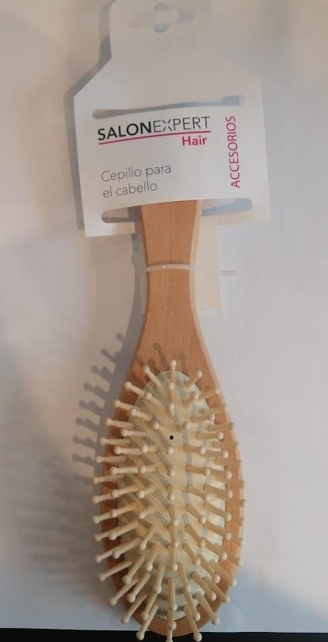 Cepillo Salon Expert Madera Ovlado x1und