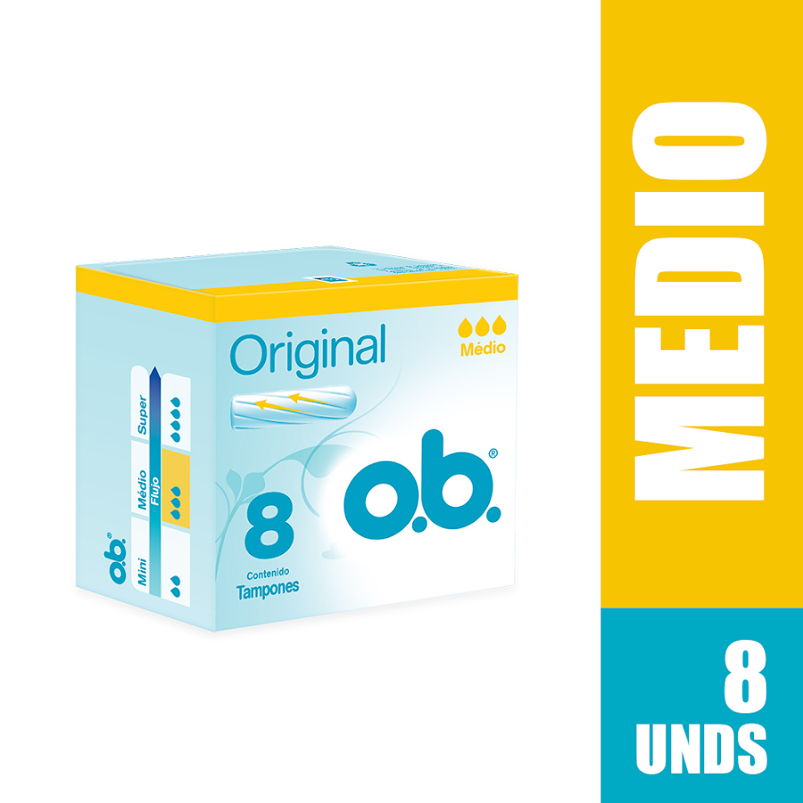 Tampones OB Original Medio x 8Und