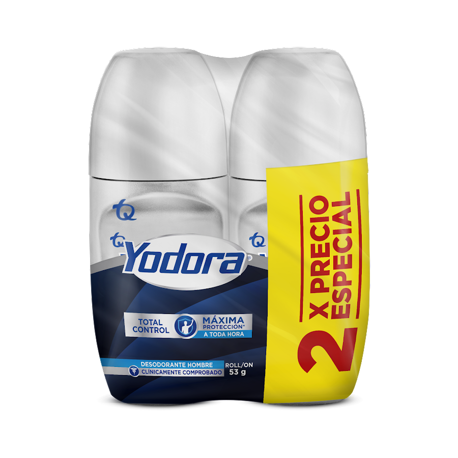 Oferta Precio Especial Desodorante Roll On Hombre Total Control x2 Und x53gr
