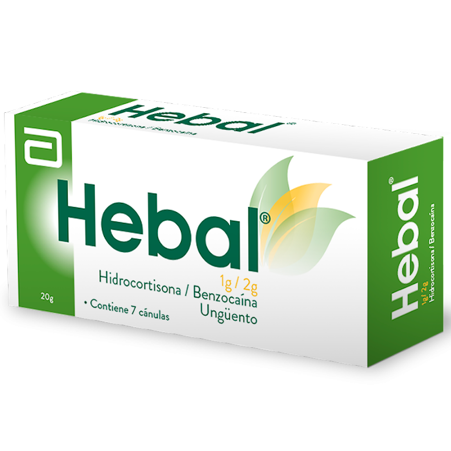 Hebal 2g Ungüento Caja x20g LAFRANCOL Hidrocortisona + Benzocaína