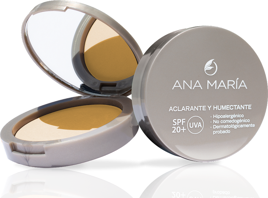 Polvo Facial Compacto Ana Maria Aclarante y Humectante Sandalo SPF 20+ x 15Gr