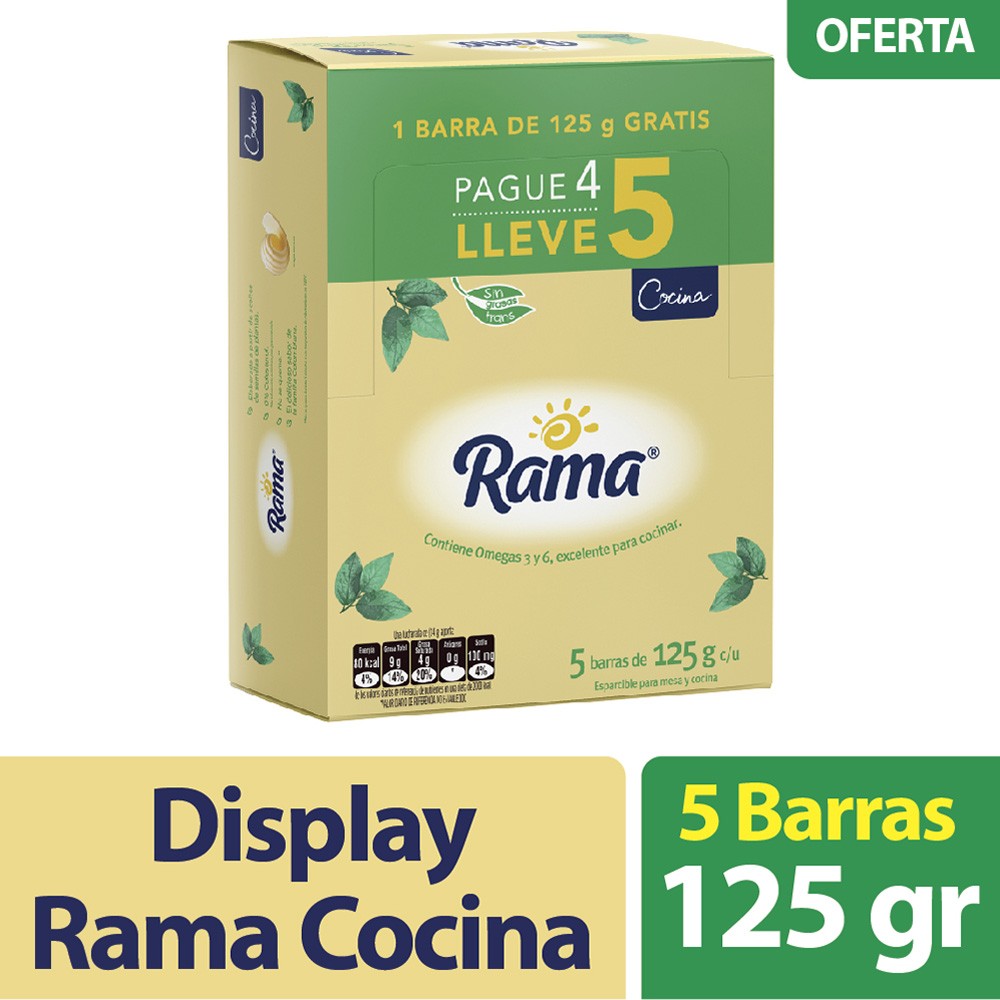 MARGARINA RAMA CUL REG*125grs PG4 LLV 5