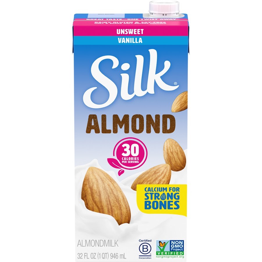 BEBIDA DE ALMENDRAS SILK ALMOND VAINILLA UNSWEETENED 25 CALORIASX946ML