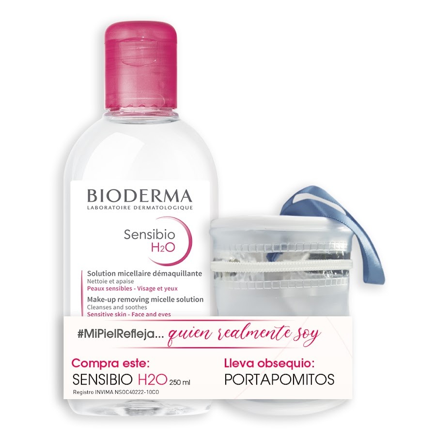 OFERTA KIT SOLUCIÓN BIO SENSIBIO H2OX250ML+POMITOS