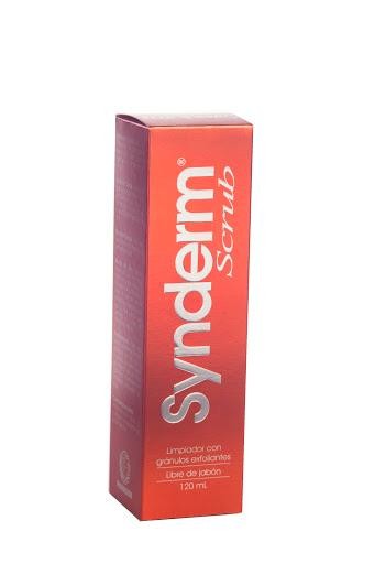 Loción SYNDERM Scrub Limpiador Gránulos Exfoliantes Libre Jabón x120Ml