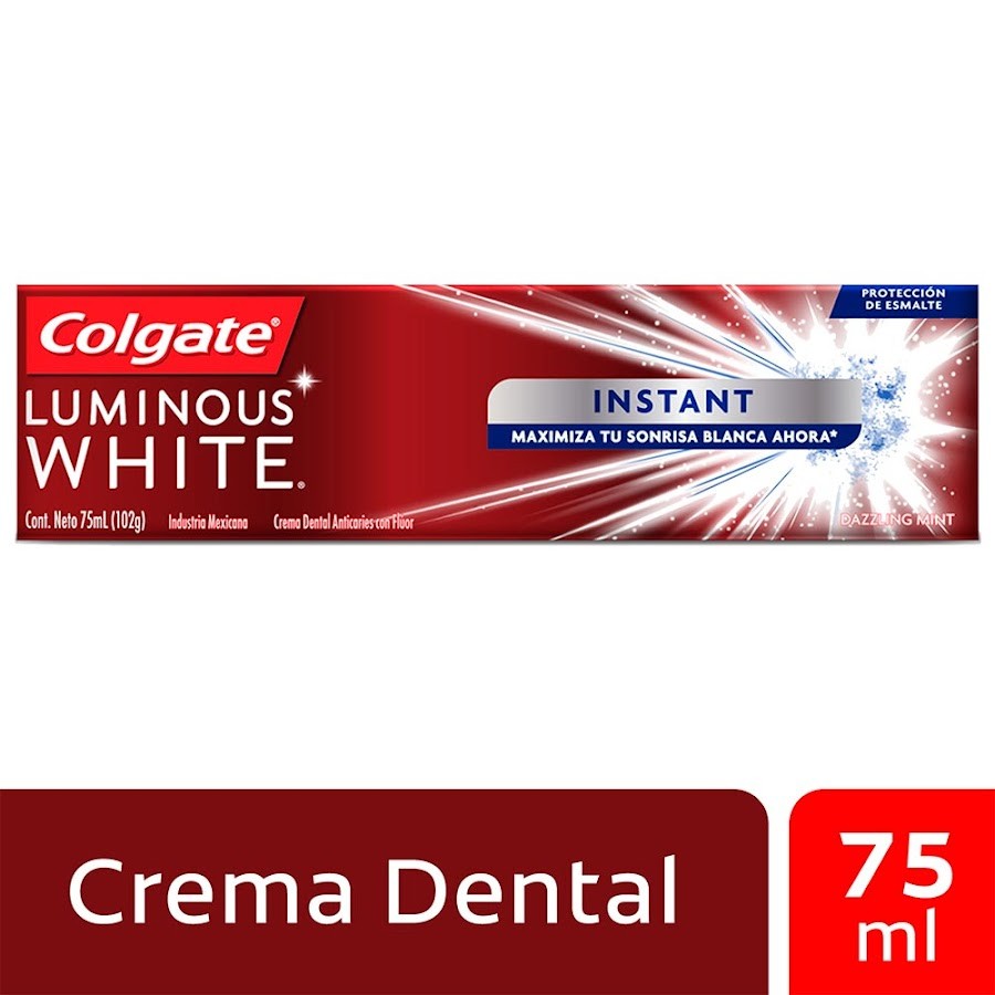 Crema Dental Colgate Luminous White Instant Dazzling Mint X75Ml.
