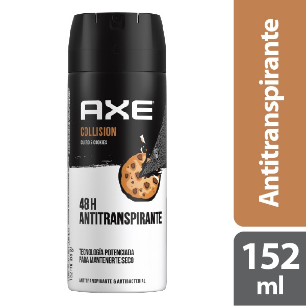DESODORANTE AXE ANTITRASPIRANTE COLLISION X 96GR/150ML
