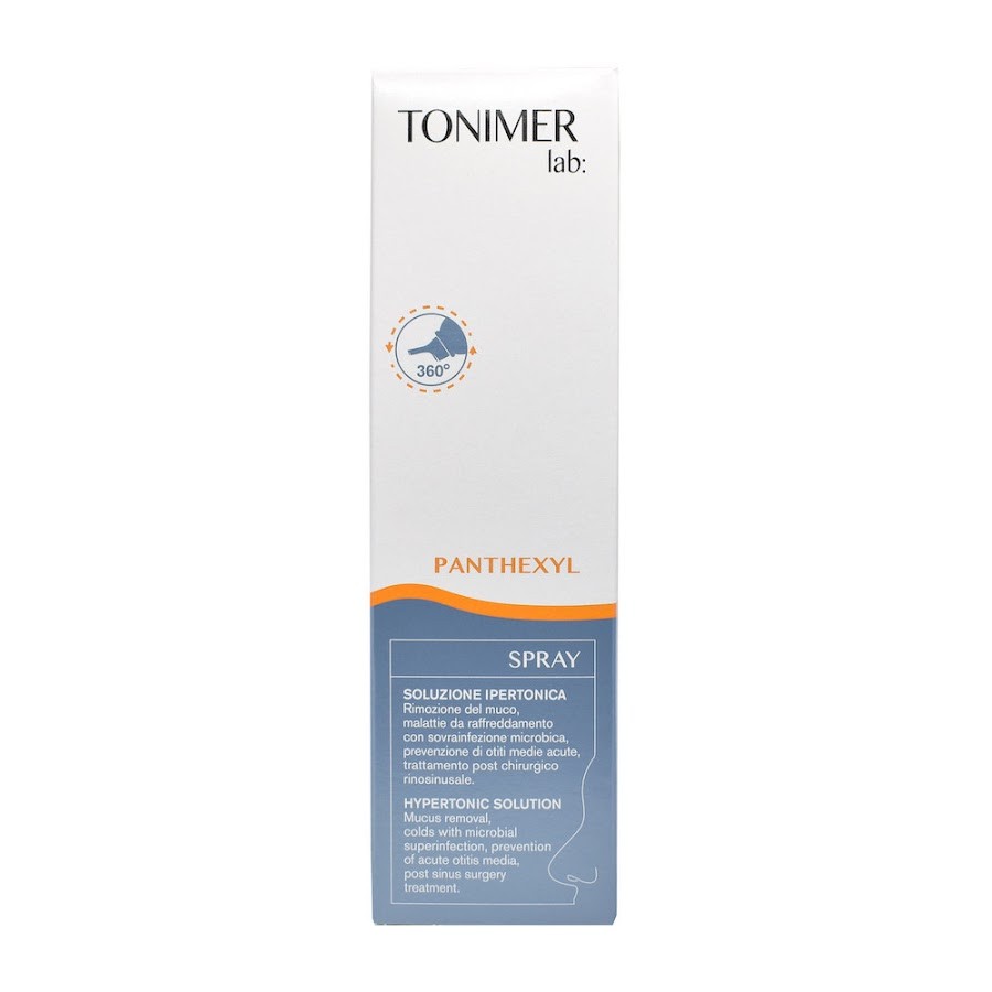 Tonimer Panthexyl agua De Mar Hipertonica con Xilitol y Pantenol Spray Frasco x 100Ml