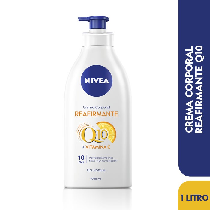 CREMA NIVEA CORPORAL REAFIRMANTE Q10 PLUS X1000ML