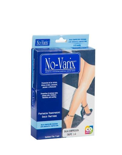 Medias No Varix Pantimedia Baja Compresión Taupe L X1Und.