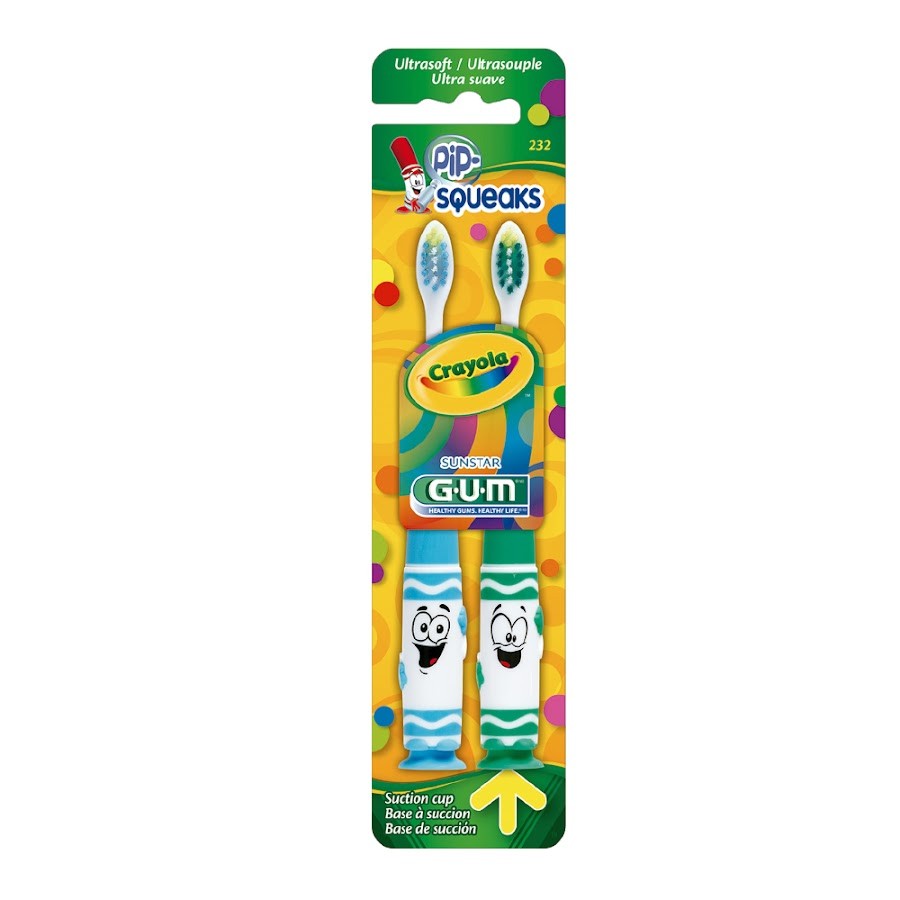 Cepillo Dental Crayola GUM PipSqueaks x 2Und
