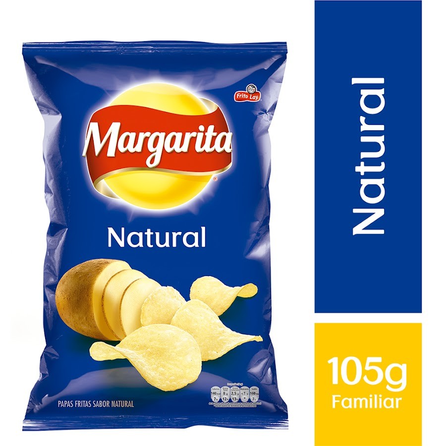 PASABOCAS MARGARITA PAPAS FRITAS NATURAL X105G