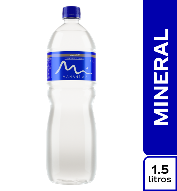 Agua MANANTIAL Natural Mineral x1500Ml