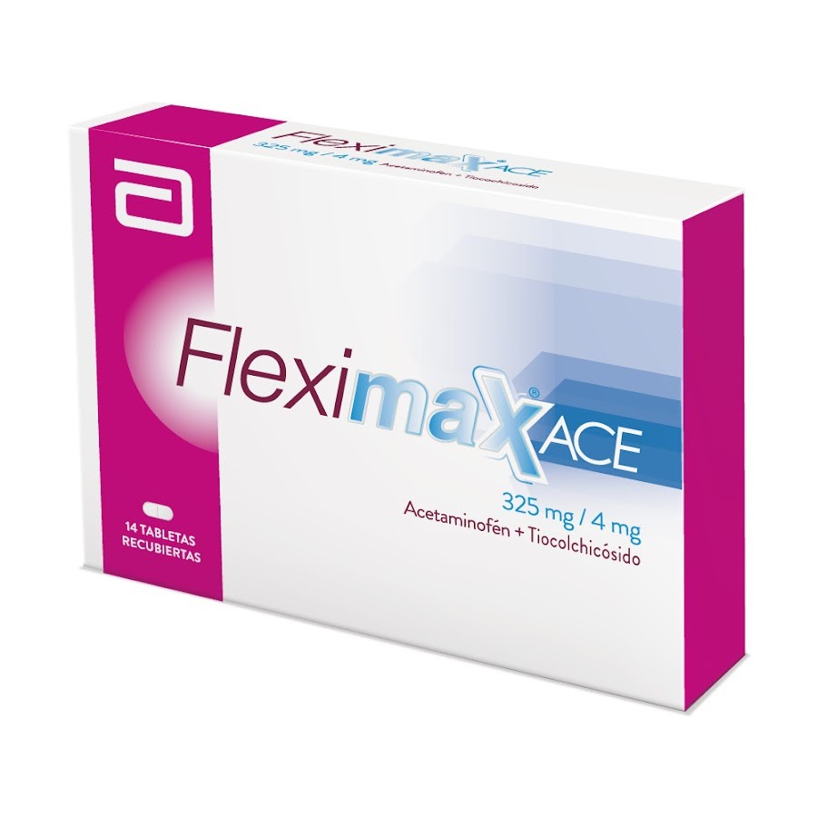 Fleximax Ace 325/4Mg Tabletas Caj.X14Tab Laf Acetaminofén Tiocolchicos