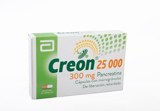 Creon 25000 300Mg Cápsulas Caja X20Cap. Abbott Pancreatina