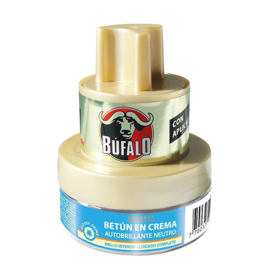 BETÚN BÚFALO AUTOBRILLANTE CREMA SIN CEPILLO NEUTRA X40ML