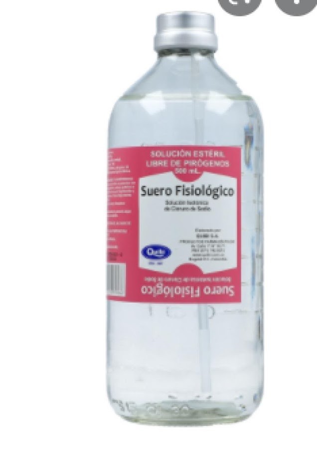 Suero Fisiológico Solución Frasco X500Ml. Quibi Cloruro De Sodio