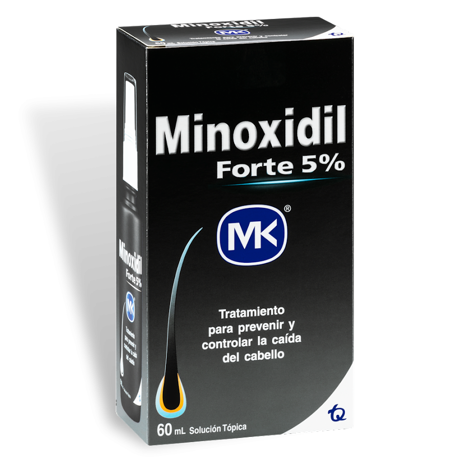 MINOXIDIL FORTE 5% MK SOLUCION TOPICA X60ML CAIDA CABELLO