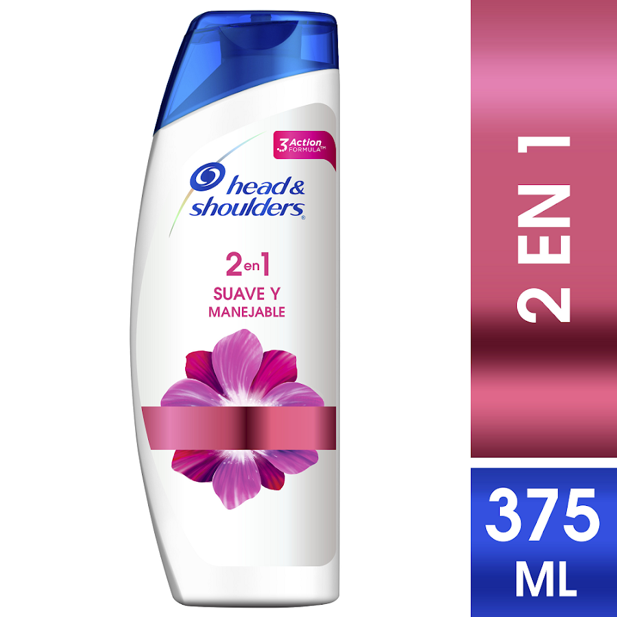 Shampoo Head & Shoulders Suave & Manejable 2 en 1 X 375Ml