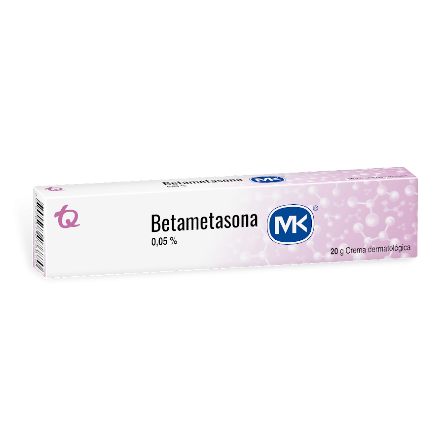 Betametasona MK 0.05% Crema Tubo x20g.