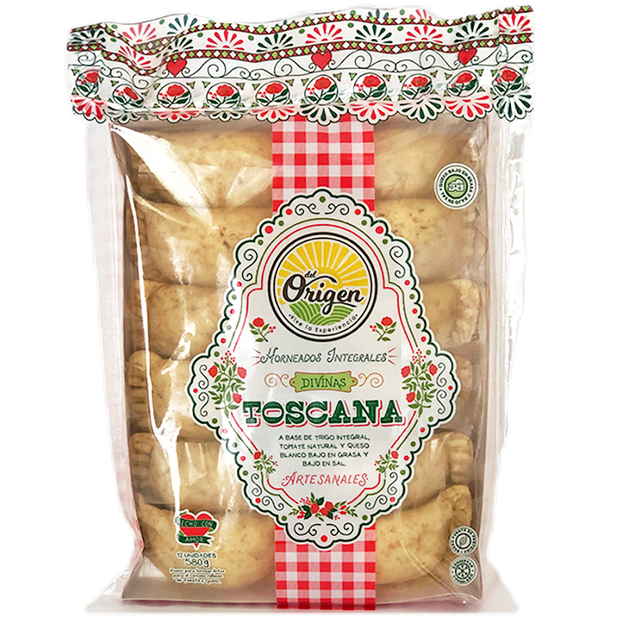 Pasabocas Horneados Toscana del Origen x 580gr