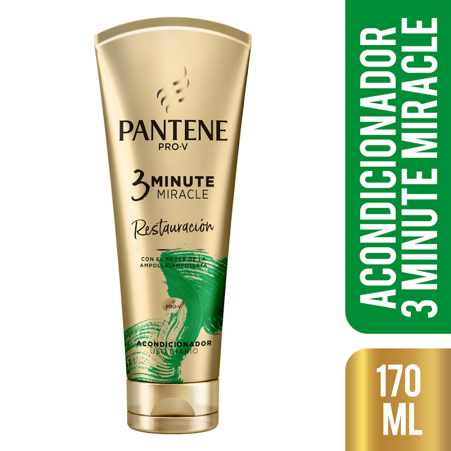 ACONDICIONADOR PANTENE 3 MINUTE MIRACLE RESTAURACION X170ML