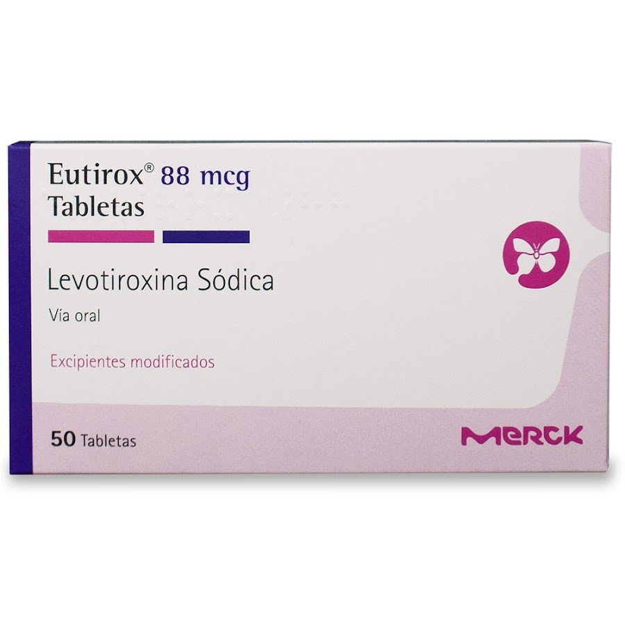 Eutirox 88 Mcg Tabletas Caja X50Tab. Merck Levotiroxina