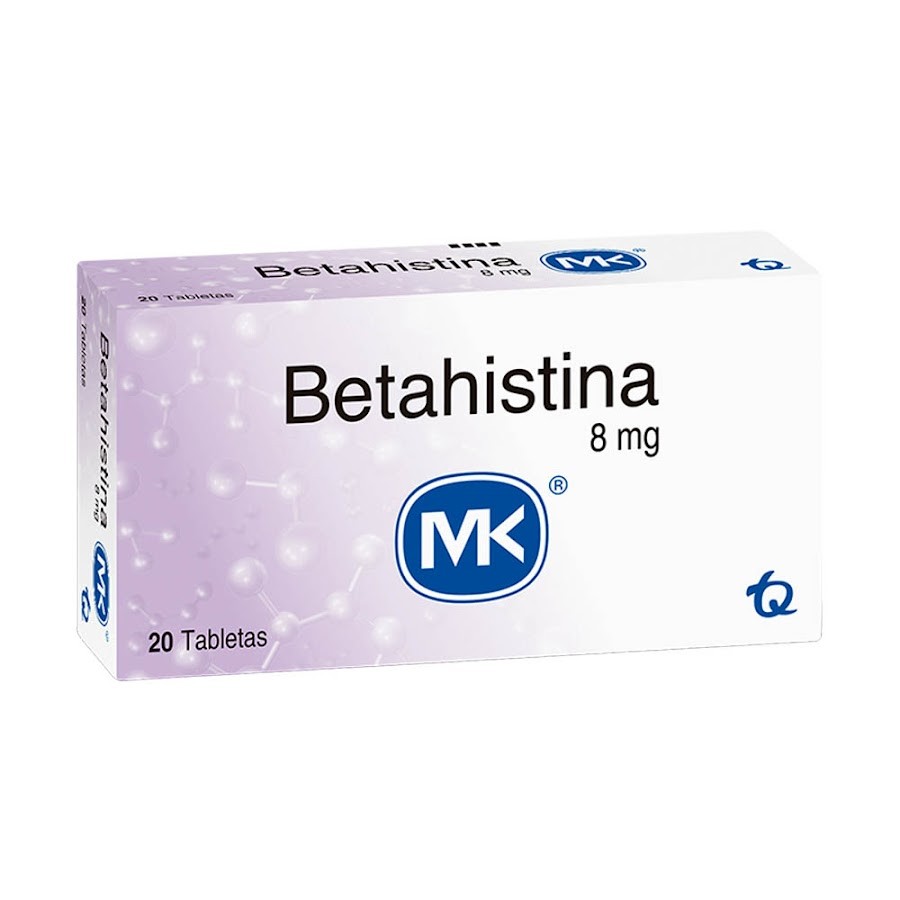 Betahistina MK 8G caja x 20 Tabletas
