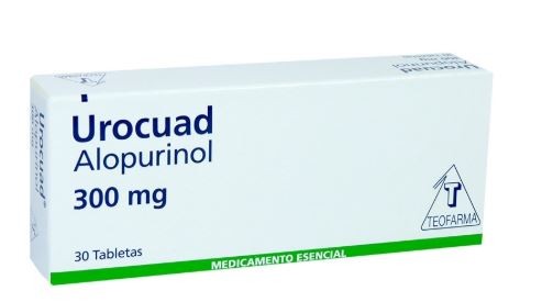 Urocuad 300Mg Tabletas Caja X30Tab. Roche Alopurinol