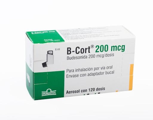 B-CORT BRONQUIAL 200MCG CJ X 120DOSIS GRUNENTHAL BUDESONIDA