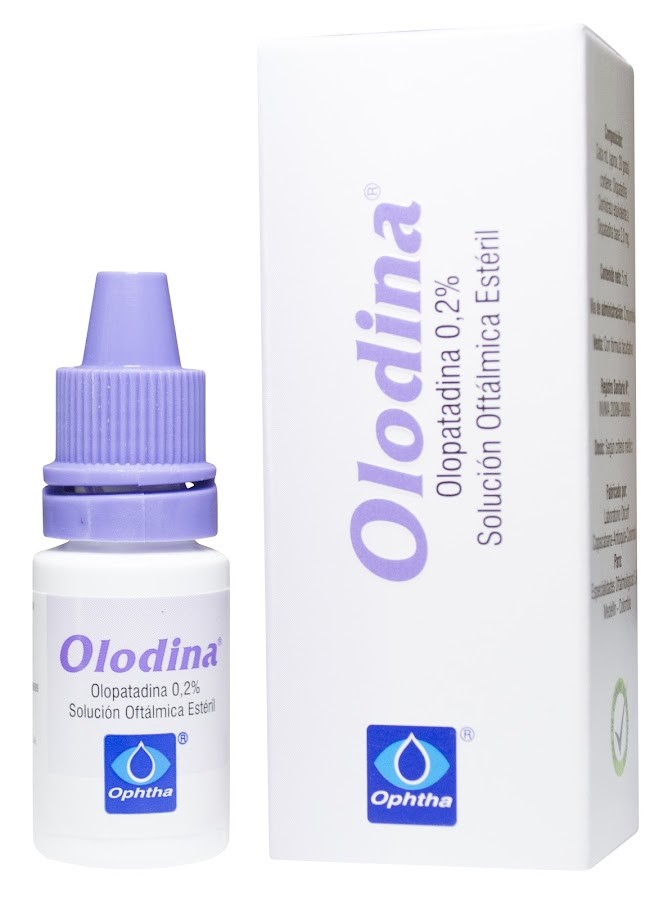 Olodina 0.2% Sol. Oftálmica Fco. x5Ml. Ophtha Olopatadina Clorhidrato