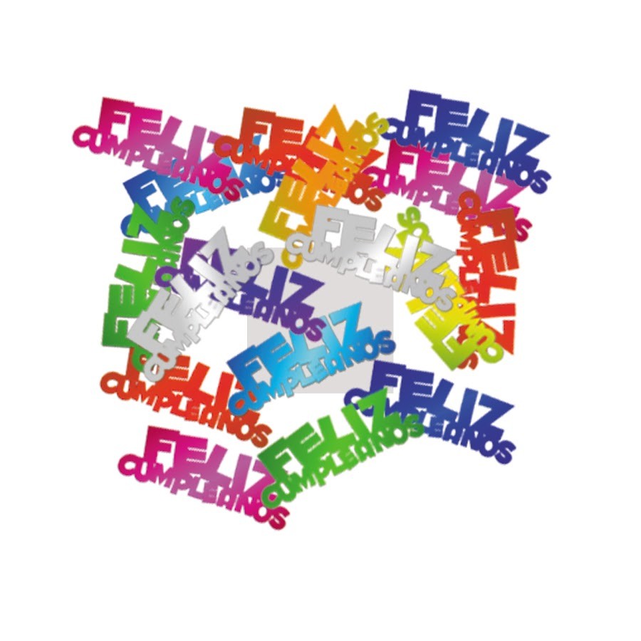 CONFETI SEMPERTEX FELIZ CUMPLAENOS X 1 UND