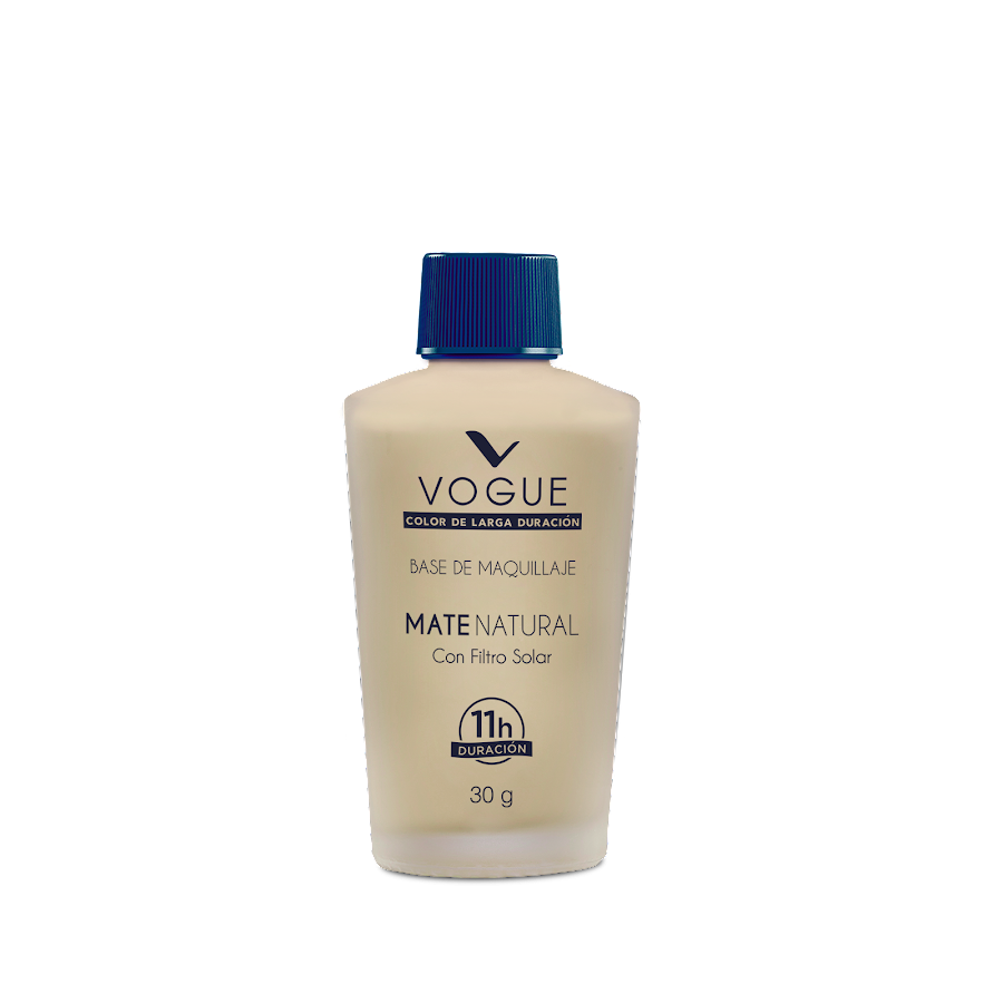 BASE VOGUE MATE NATURAL CON FILTRO SOLAR TRIGO X30G.