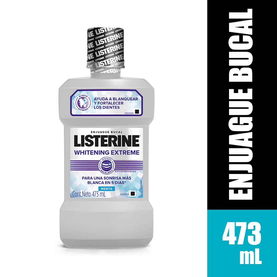 Enjuague Bucal Listerine Whitening Extreme  X473Ml