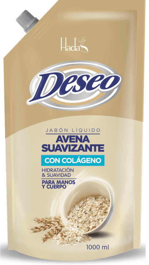 Jabón Líquido Deseo Antibacterial Avena con Colágeno x1000ml