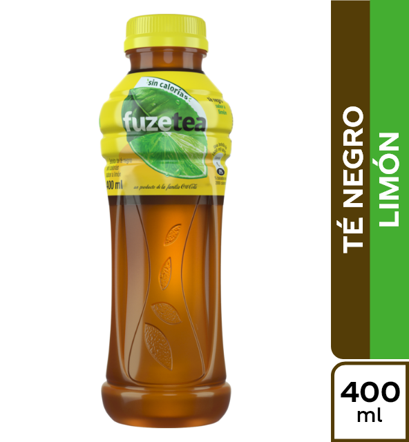 Té FUZE TEA Negro Sabor Limón x400Ml