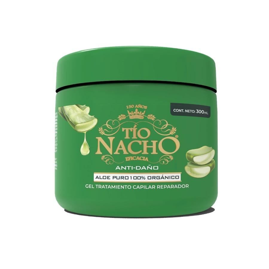 Tratamiento Capilar Reparador Tio Nacho Anti-Daño Aloe Vera x 300Ml